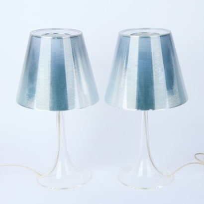 A Pair of Philippe Stark Miss K Lamps