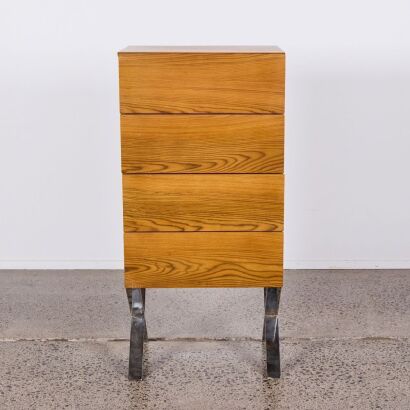 A Mid-Century Walnut Dresser