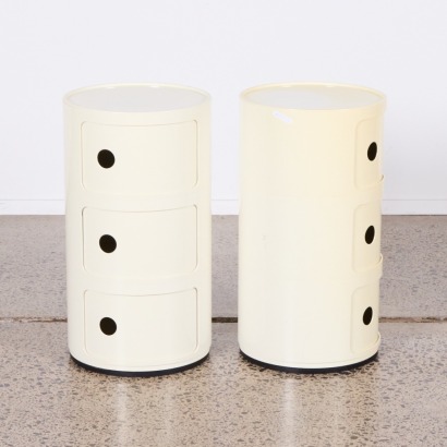 A Pair of Componibilis by Anna Castelli for Kartell