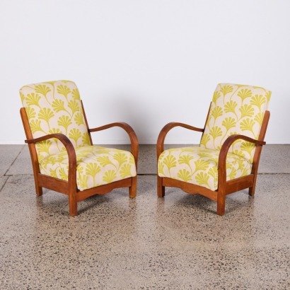 A Pair of Vintage Lounge Chairs