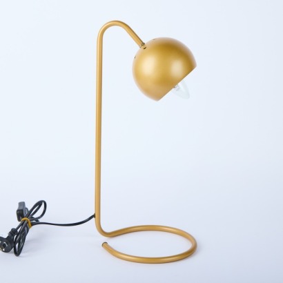 A MCM Eyeball Style Lamp in Gold