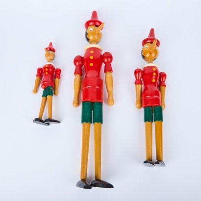 A Trio Of Rare Vintage Pinocchios