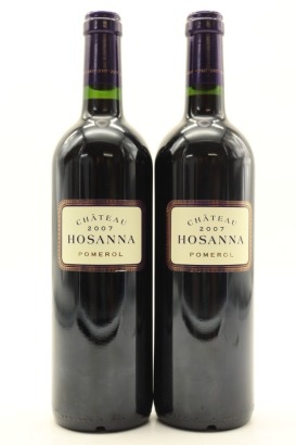 (2) 2007 Chateau Hosanna, Pomerol [JR17]