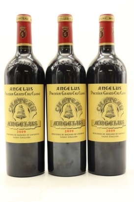 (3) 2009 Chateau Angelus, Saint-Emilion Grand Cru [JR16.5] [RP99]