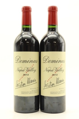 (2) 2012 Dominus Estate Christian Moueix, Napa Valley [WE95] [WS94] [RP98]