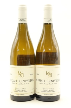 (2) 2006 Pierre Morey 'Morey-Blanc' Genevrieres, Meursault Premier Cru