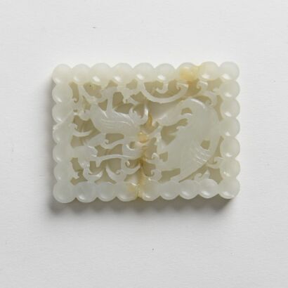 A Chinese Jade &lsquo;Bird&rsquo; Plaque