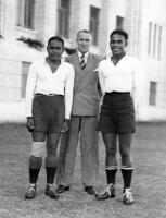 Fiji Team: Seru Ralawa (three-quarter), Mr. J. B. K. Taylor (co-manager and former Auckland and Wellington rep. forward), Isireli Korovulavula (full-back)