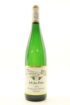 (1) 2011 Joh. Jos. Prum Bernkasteler Badstube Riesling Kabinett, Mosel