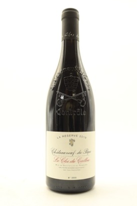 (1) 2019 Le Clos du Caillou Chateauneuf-du-Pape La Reserve, Rhone [JR18.5] [RP95-97]