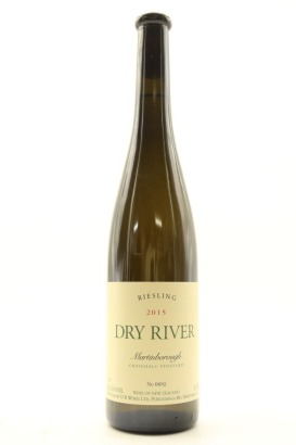 (1) 2015 Dry River Craighall Vineyard Riesling, Martinborough