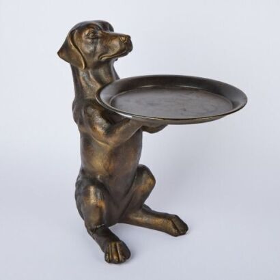 A Dog Waiter Serving Tray