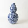 A Chinese Blue and White Gourd Vase (Qianlong Year Mark)
