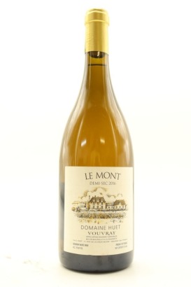 (1) 2016 Domaine Huet Vouvray 'Le Mont' Demi-Sec, Loire [WS95]
