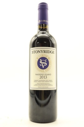 (1) 2013 Stonyridge Vineyard Larose, Waiheke Island