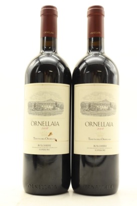 (2) 2008 Ornellaia Bolgheri Superiore, Tuscany [JR18] [RP97] [WE97] [WS93]