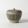 South Asia Blue and White Lidded Jar