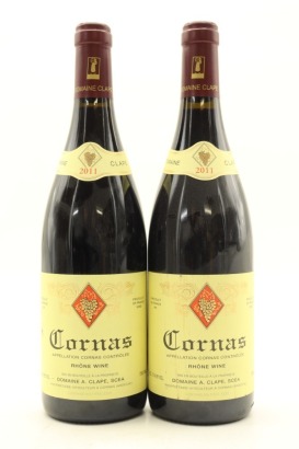 (2) 2011 Domaine Auguste Clape Cornas, Rhone [JR17.5] [WS96]