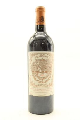 (1) 2003 Chateau Pichon-Longueville au Baron de Pichon-Longueville, Pauillac [JR17.5] [WS95]