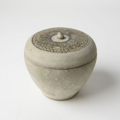 South Asia Lidded Jar