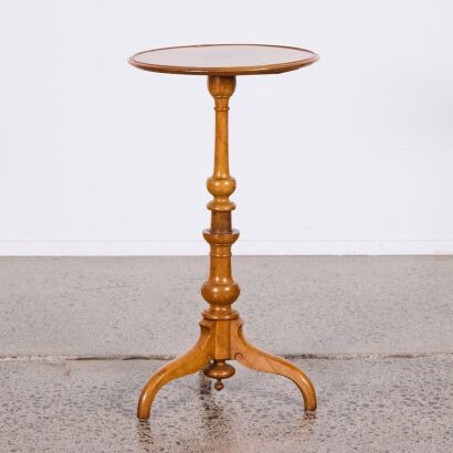 An Inlaid Burr Side Table