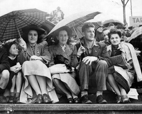 Spectators at Eden Park