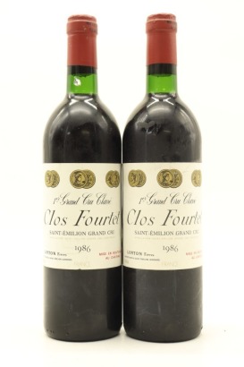 (2) 1986 Clos Fourtet, Saint-Emilion Grand Cru