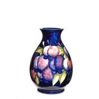 William Moorcroft, Large Bulbous Wisteria Vase, C. 1925