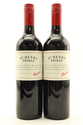 (2) 2009 Penfolds St. Henri Shiraz, South Australia [JR16.5] [WE93] [WS94]