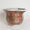 A Large Chinese Famille-rose Hexagonal Pot