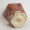 A Large Chinese Famille-rose Hexagonal Pot - 2