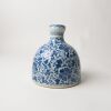 A Chinese Blue and White 'Passionflower Scrolls' Garlic-mouth Taibai Zun