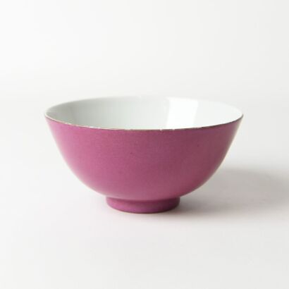 A Chinese Ruby-red-glazed Bowl