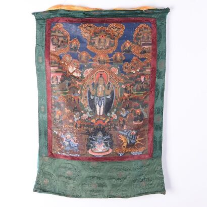 A Chinese Tibetan Thangka