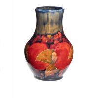 William Moorcroft, Pomegranate Bulbous Vase, C. 1920