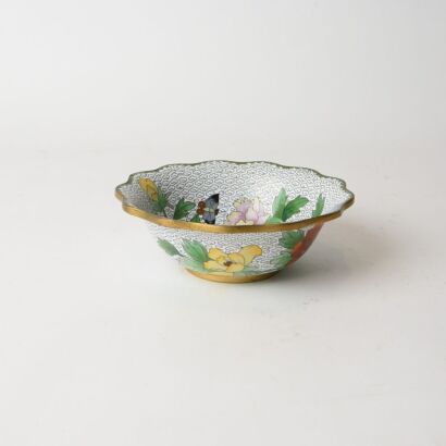 A Chinese Cloisonn&eacute; Enamel Bowl
