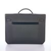 Herm&egrave;s, Depeches 36 Veau Evercolour Vert de Gris / Noir / Fauve Briefcase, with Box - 3