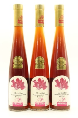 (3) 1998 Will Opitz Opitz Beerenauslese Rot Zweigelt, Neusiedlersee, 375ml