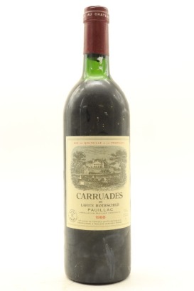 (1) 1988 Chateau Lafite Rothschild 'Carruades de Lafite', Pauillac (US)
