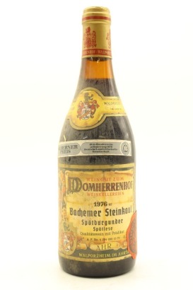 (1) 1976 Zum Domherrenhof Weinkellereien Bochemer Steinkaul Spatburgunder Spatlese, Ahr