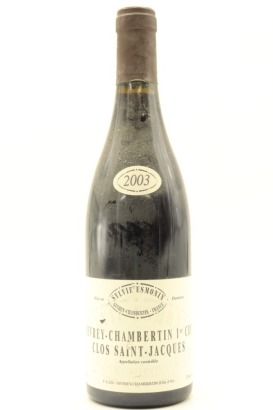 (1) 2003 Domaine Sylvie Esmonin Clos Saint-Jacques, Gevrey-Chambertin Premier Cru