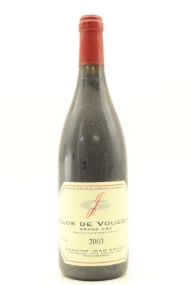 (1) 2003 Domaine Jean Grivot Clos de Vougeot Grand Cru, Cote de Nuits [JR18] [WS94]