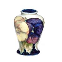 Moorcroft, Miniature Pansy Vase, C.1930