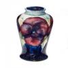 William Moorcroft, Miniature Pansy Vase, C.1930