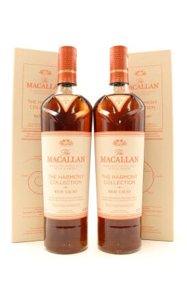 (2) The Macallan Harmony Collection 'Rich Cacao' Single Malt Scotch Whisky, 44% ABV