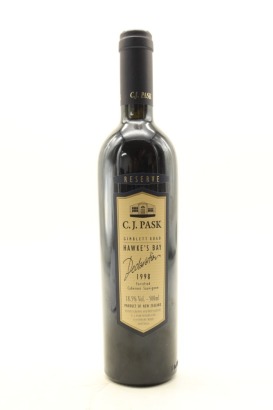 (1) 1998 C.J. Pask Reserve Declaration Fortified Cabernet Sauvignon, Hawke's Bay