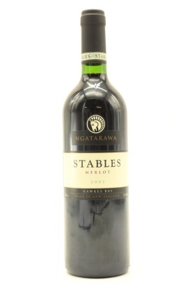 (1) 2002 Ngatarawa Stables Merlot, Hawke's Bay