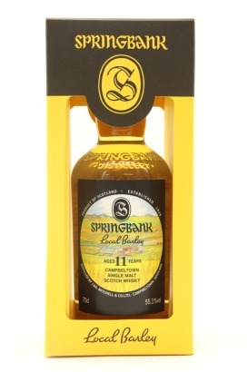 (1) Springbank Local Barley 11 Year 2022 Release Old Single Malt Scotch Whisky, 55.1% ABV
