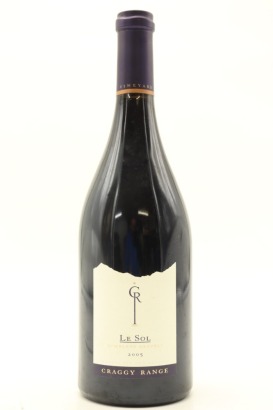 (1) 2005 Craggy Range Le Sol Syrah, Gimblett Gravels [JR17] [RP95] [BC95]