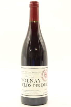 (1) 2016 Domaine Marquis d'Angerville Clos des Ducs, Volnay Premier Cru [JR18] [RP95] [WS96]